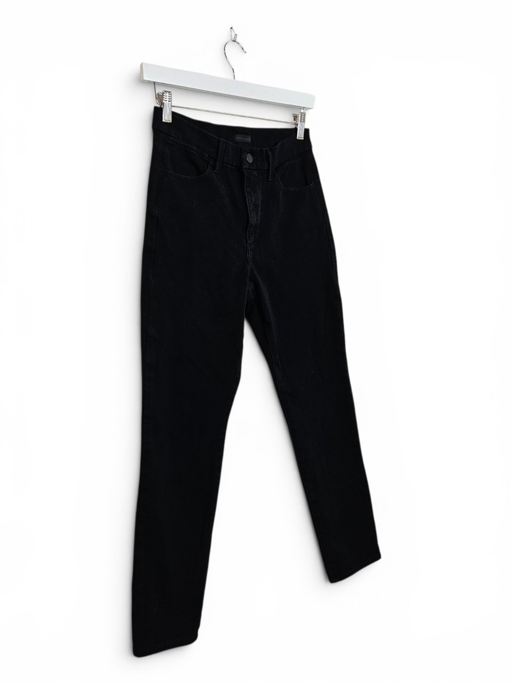 Uniqlo Skinny Jeans 25x30 High Rise Stretch 5 Pocket Slim Black Minimalist